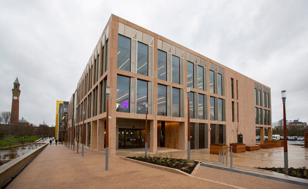 Teaching & Learning Building, University of Birmingham  Sage Roofing